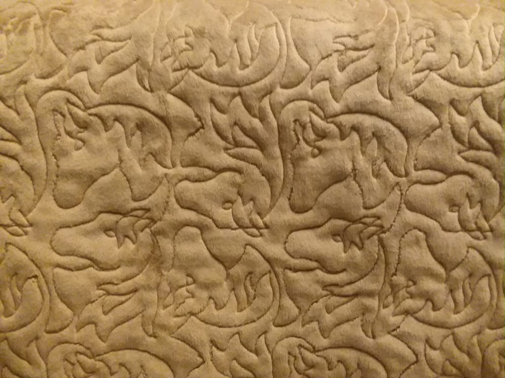 horse heads backing